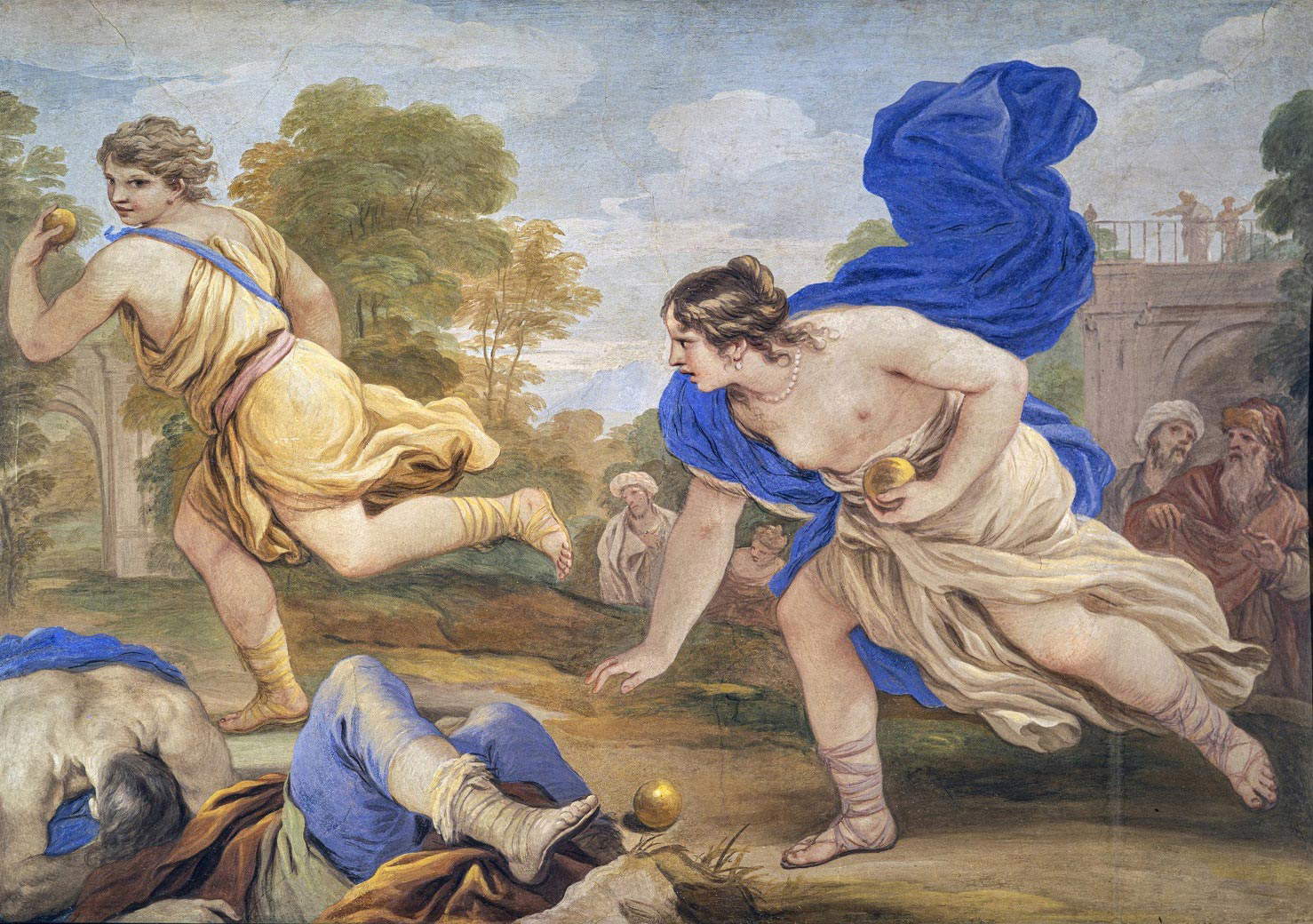 Luca Giordano, Atalanta and Hippomenes (1682-1685; fresco on wicker; Private collection) Luca Giordano, Atalanta and Hippomenes (1682-1685; fresco on wicker; Private collection)