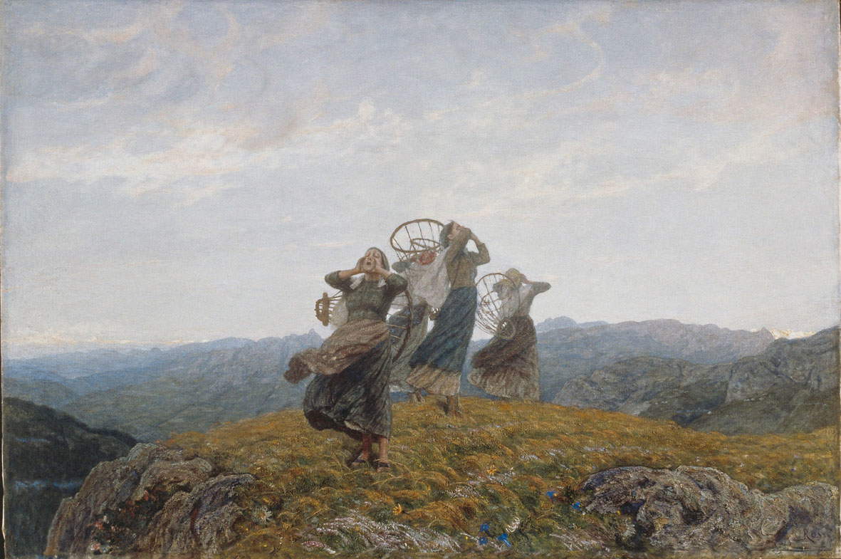 Luigi Rossi, Il canto dell’aurora (1912; olio su tela, 125,7 x 187,5 cm; Lugano, Museo d'Arte della Svizzera Italiana) Luigi Rossi, Il canto dell’aurora (1912; olio su tela, 125,7 x 187,5 cm; Lugano, Museo d'Arte della Svizzera Italiana)