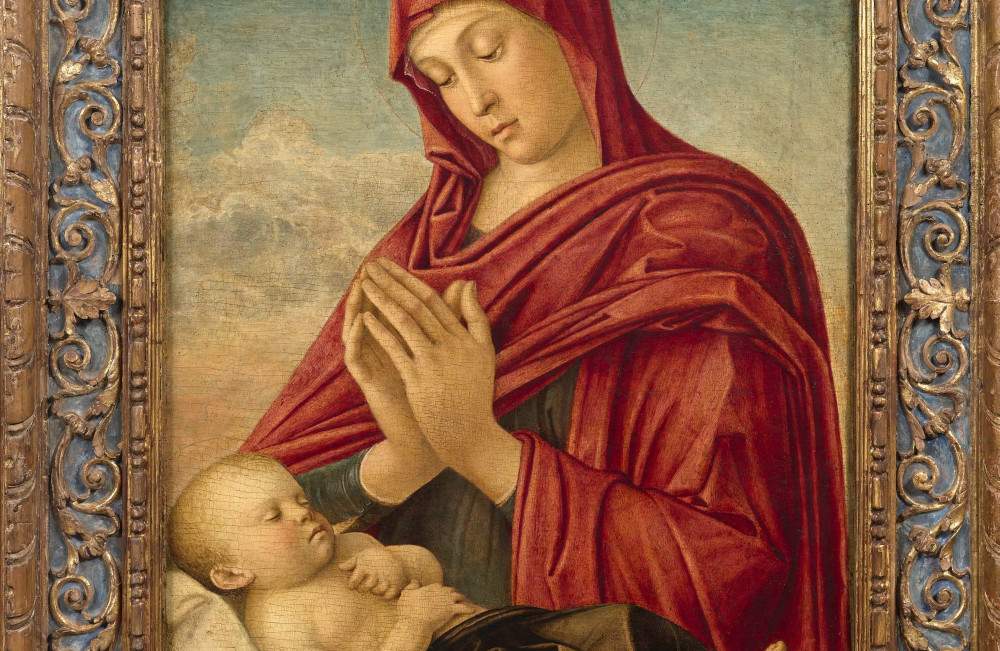 Sorlini Madonna on display at the Gallerie dell'Accademia in Venice before being restored 