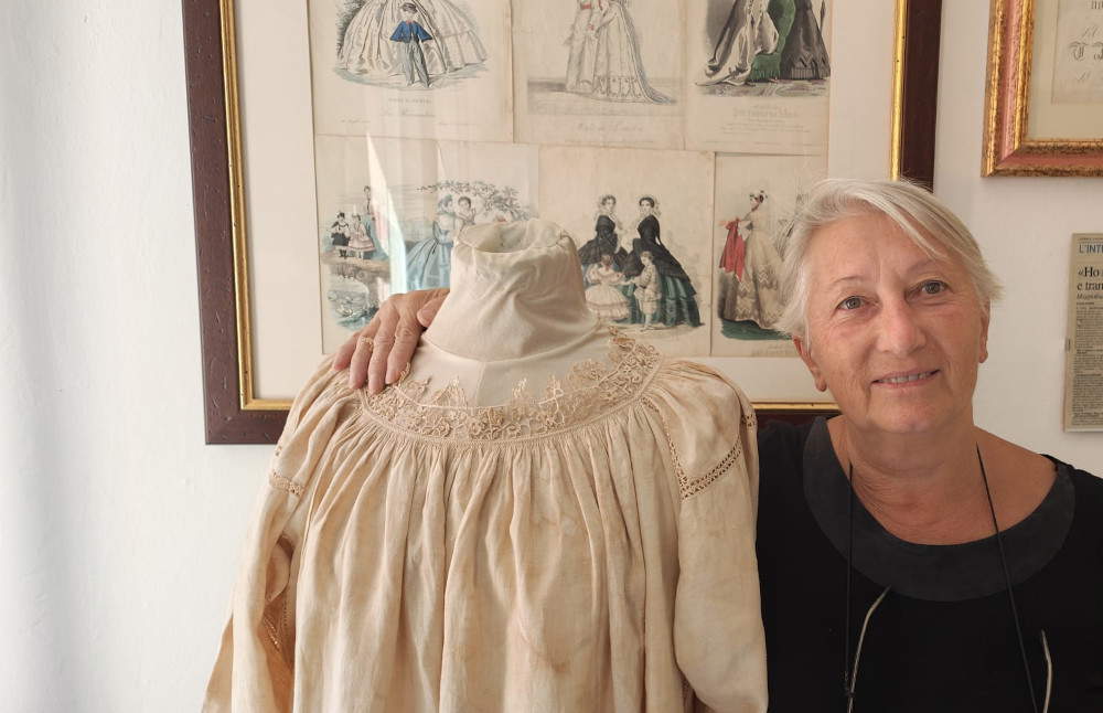 Dresses and fabrics of Maria Theresa of Austria donated for her wedding return to Ferrara 