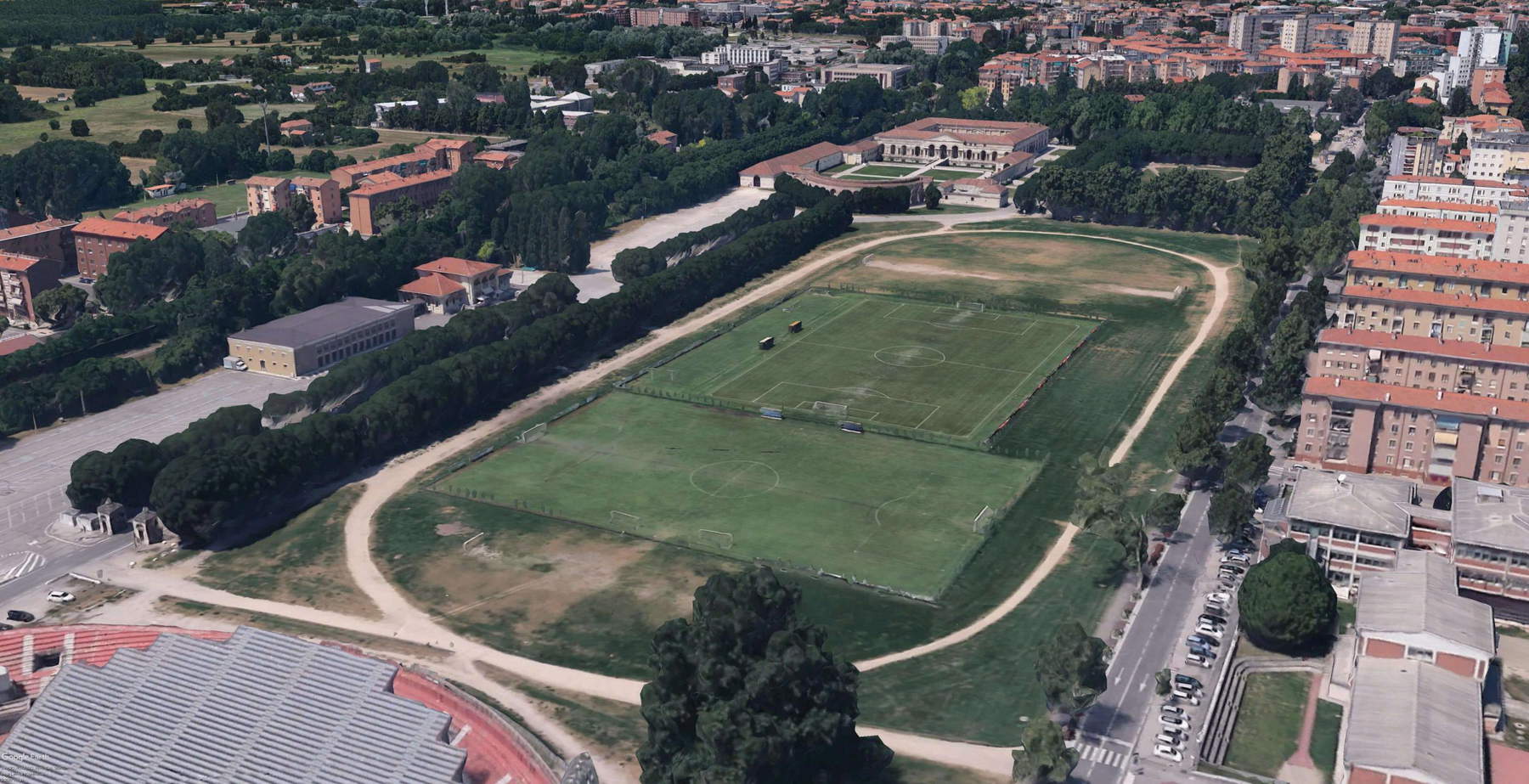 Der Park wie er vorher war