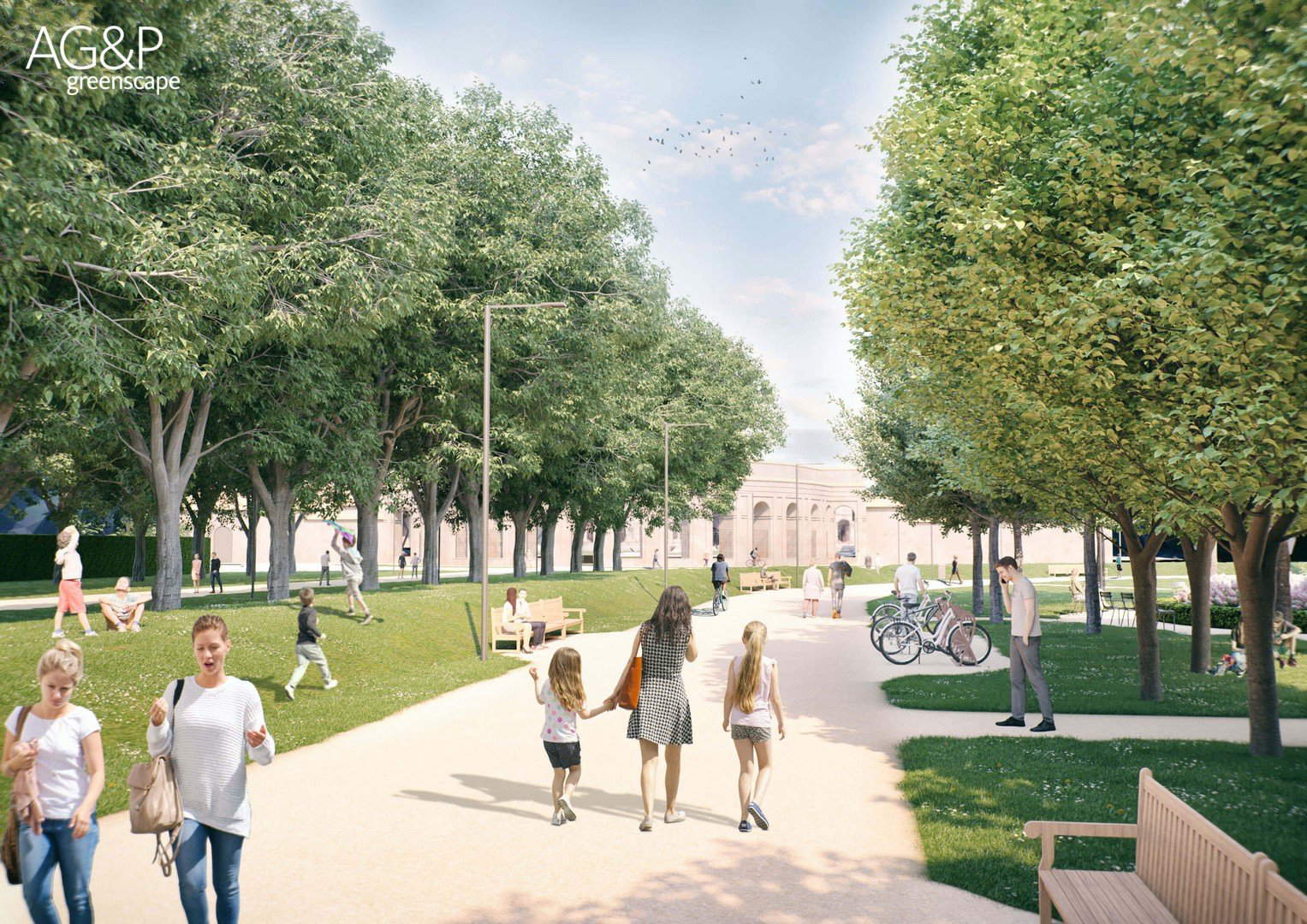 Mantua, neuer Te-Park