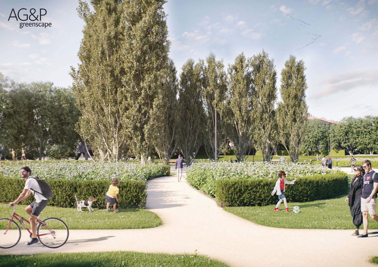 Mantua, neuer Te-Park