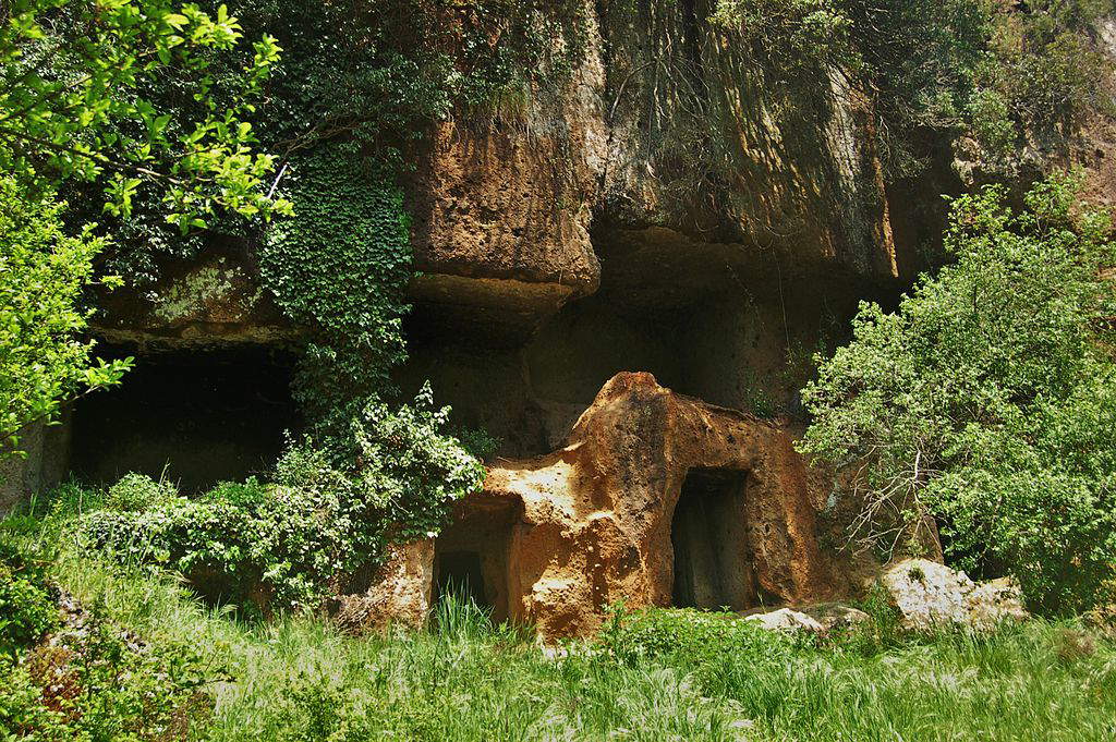 Portico tombs in Marturanum Park. Photo: Virgil Merisi Portico tombs in Marturanum Park. Photo: Virgil Merisi