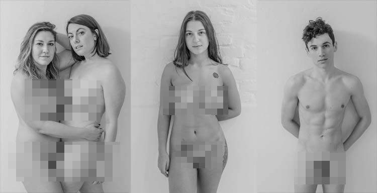 In Bologna, 100 people bared their bare bodies for the very young photographer Matteo Piacenti