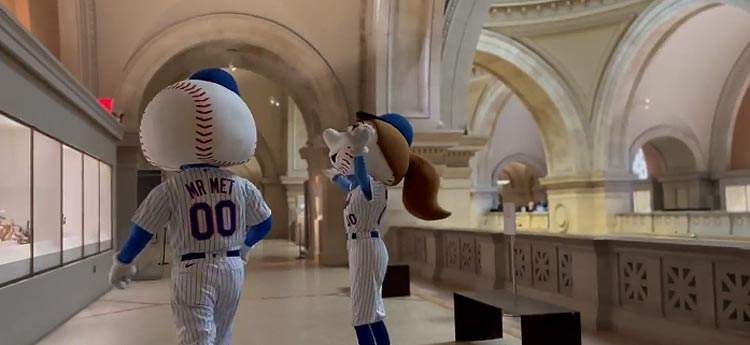 New York, une équipe de baseball majeur a offert des entrées au musée à ses fans.