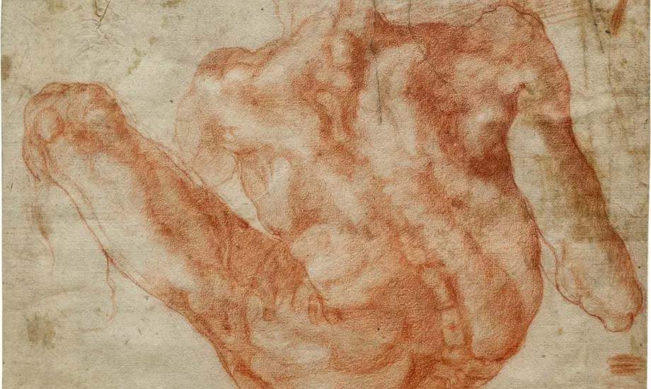 England, discovered drawing that Paul Joannides says is by Michelangelo for the Sistine Chapel