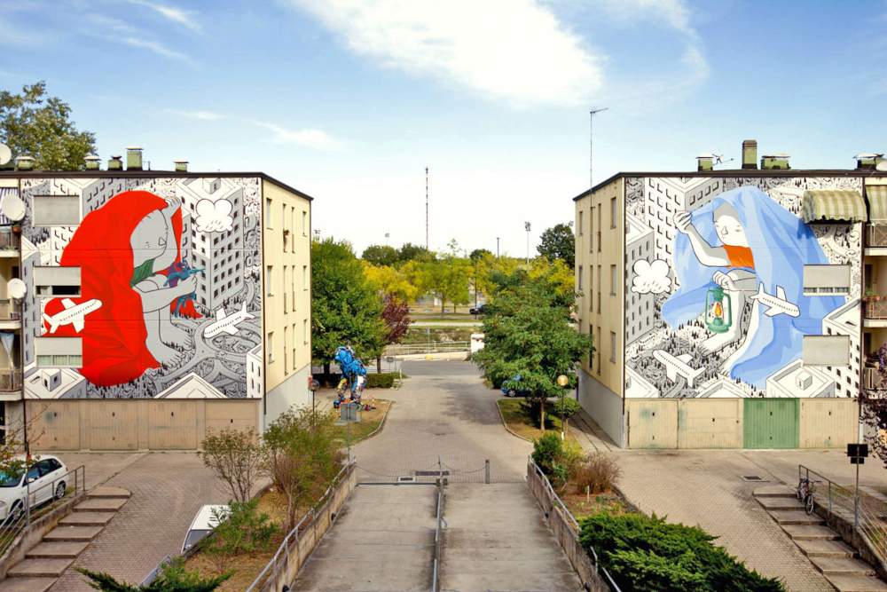 Straßenkunst: Wo man die schönsten Wandmalereien in der Romagna findet 