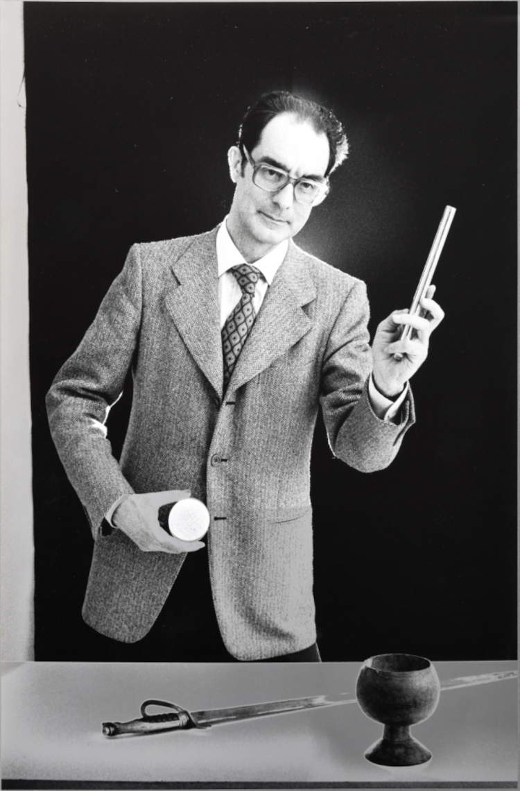 Mario Monge, Italo Calvino bateleur (1973) © Mario Monge