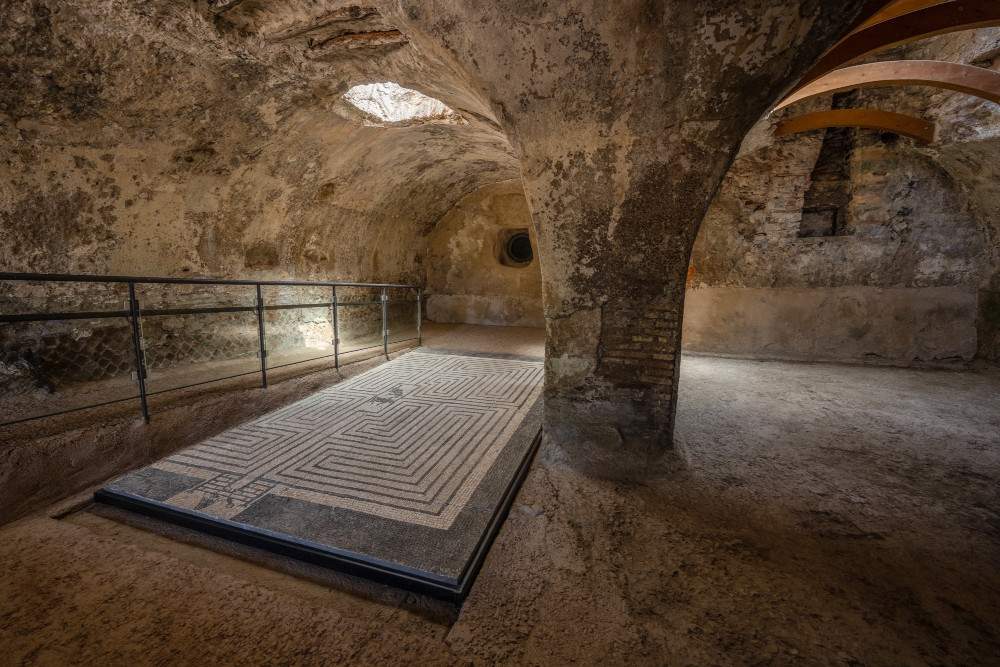 La mosaïque du labyrinthe est revenue sur l'île de Giannutri après plus de 30 ans. Et maintenant, une visite spéciale