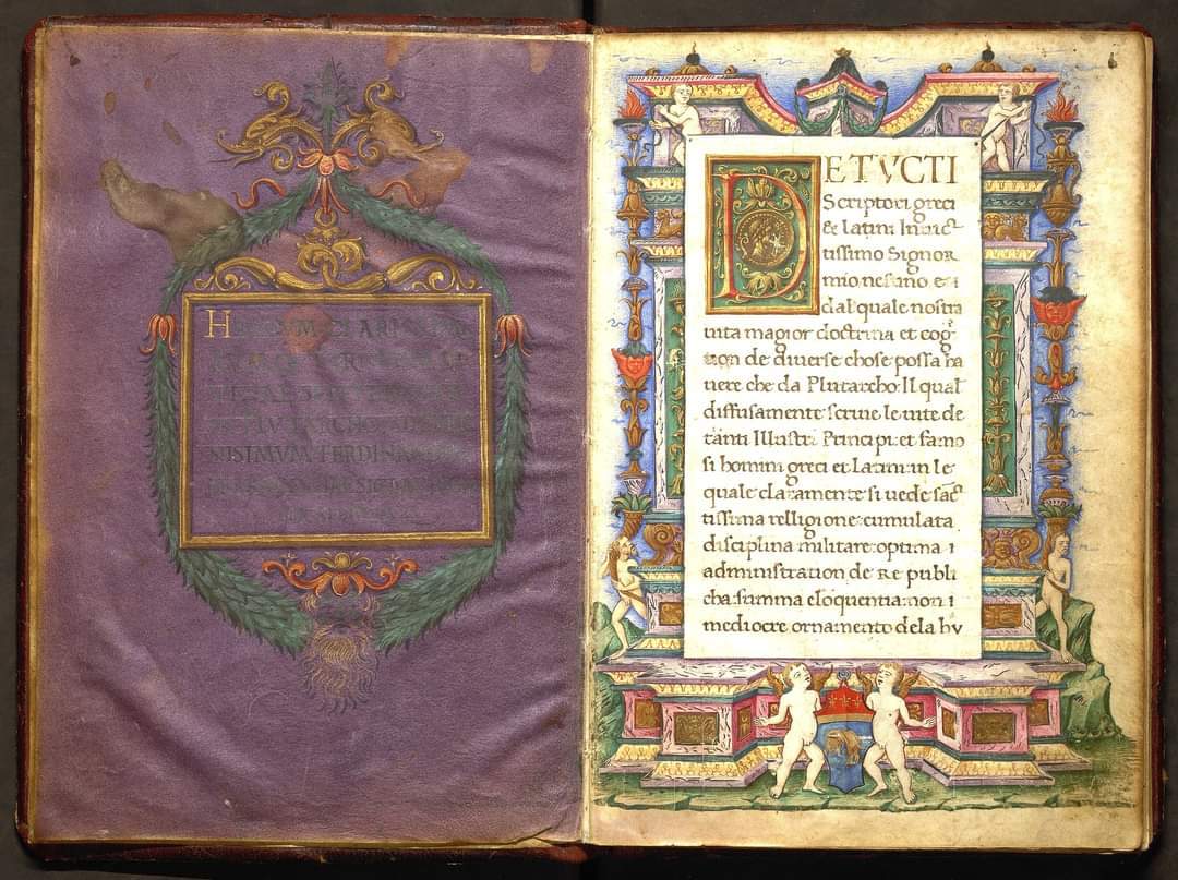 A Napoli la prima mostra sui codici con fogli in pergamena purpurea
