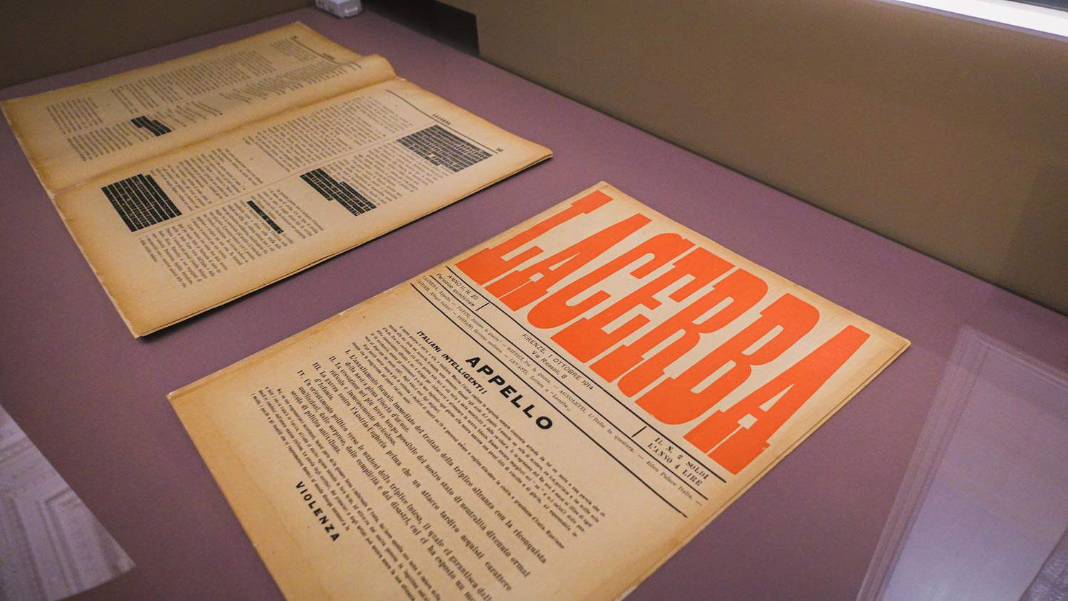 An exhibition on the cultural magazines of the early 20th century at the Uffizi