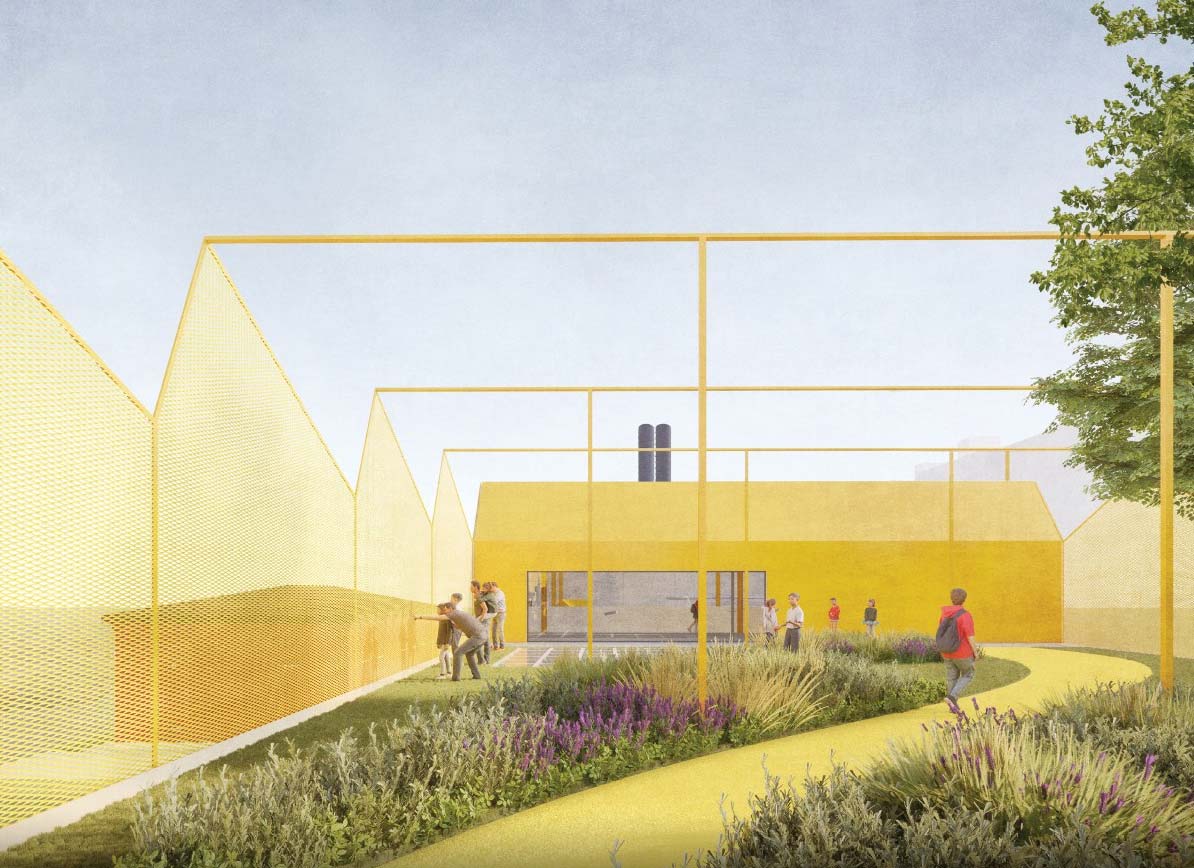 Rendering des zukünftigen Kindermuseums in Bologna