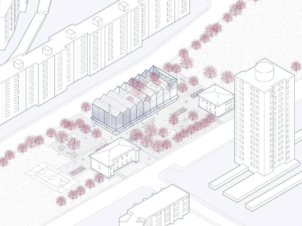 Rendering des zukünftigen Kindermuseums in Bologna