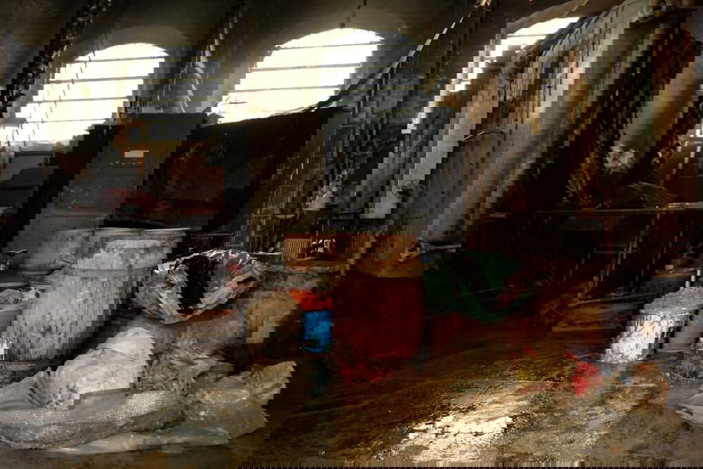 Hochwasserschäden im Museum Carlo Zauli