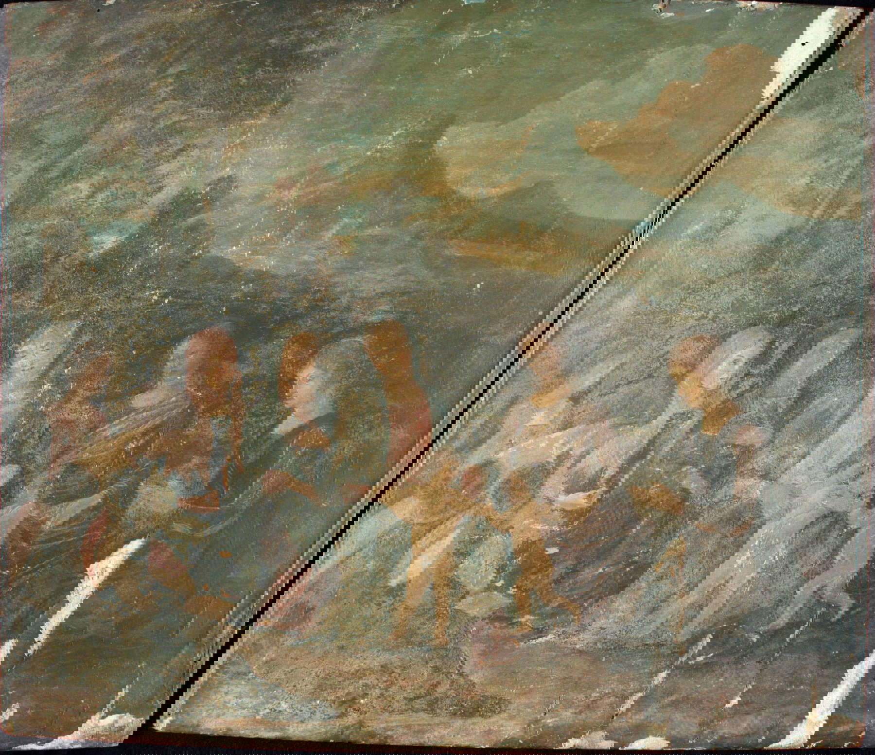 L'état des travaux après la découverte