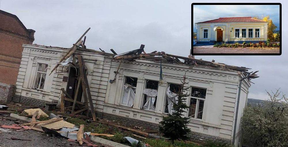 Russian attack in Kupyansk, Ukraine, destroyed local museum and one of its employees dies
