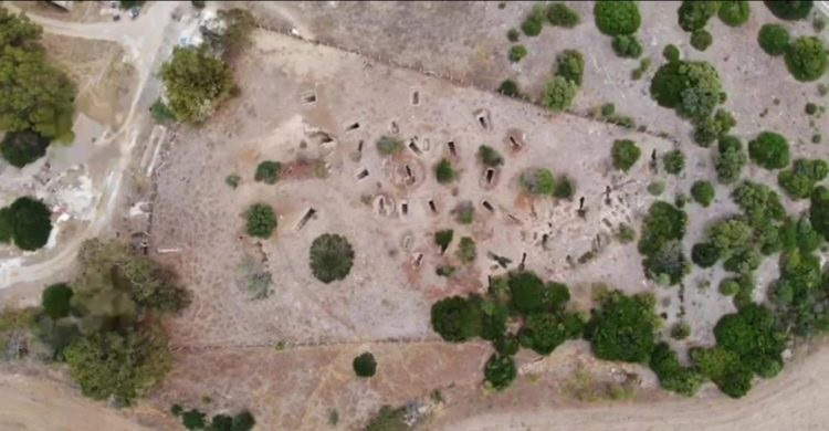 La nécropole de Scaglia. Photo : Groupe archéologique romain La nécropole de Scaglia. Photo : Groupe archéologique romain