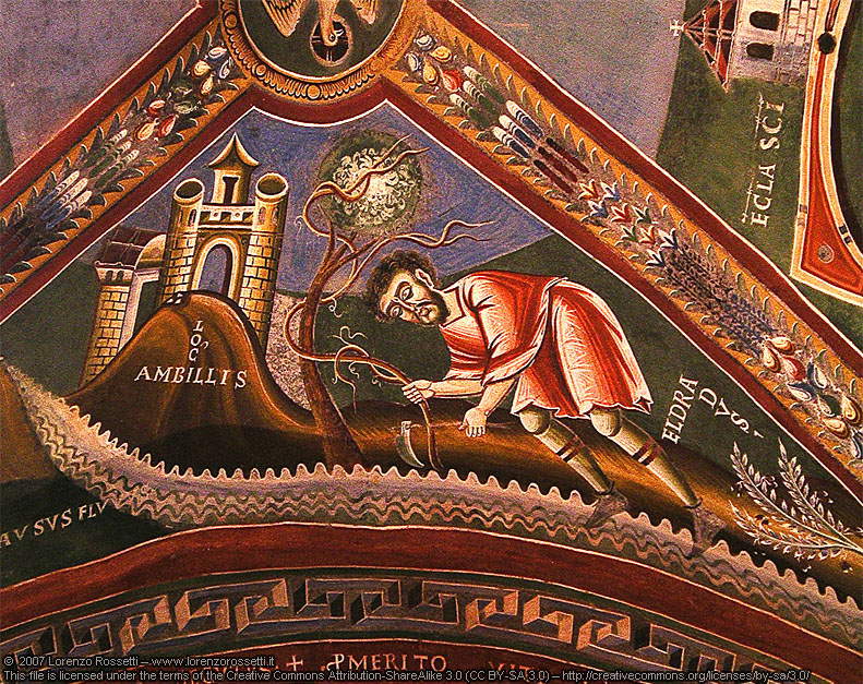Fresken in der Kapelle des Heiligen Eldred. Foto: Lorenzo Rossetti Fresken in der Kapelle des Heiligen Eldred. Foto: Lorenzo Rossetti