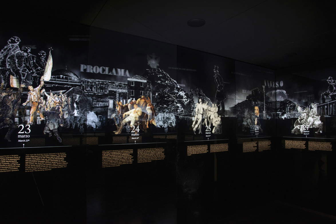 Il nuovo Museo del Risorgimento Leonessa d'Italia. Foto: Archivio Fotografico Civici Musei di Brescia/Fotostudio Rapuzzi Il nuovo Museo del Risorgimento Leonessa d'Italia. Foto: Archivio Fotografico Civici Musei di Brescia/Fotostudio Rapuzzi