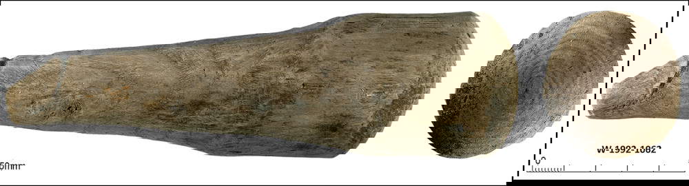 Das im römischen Kastell von Vindolanda gefundene Holzobjekt