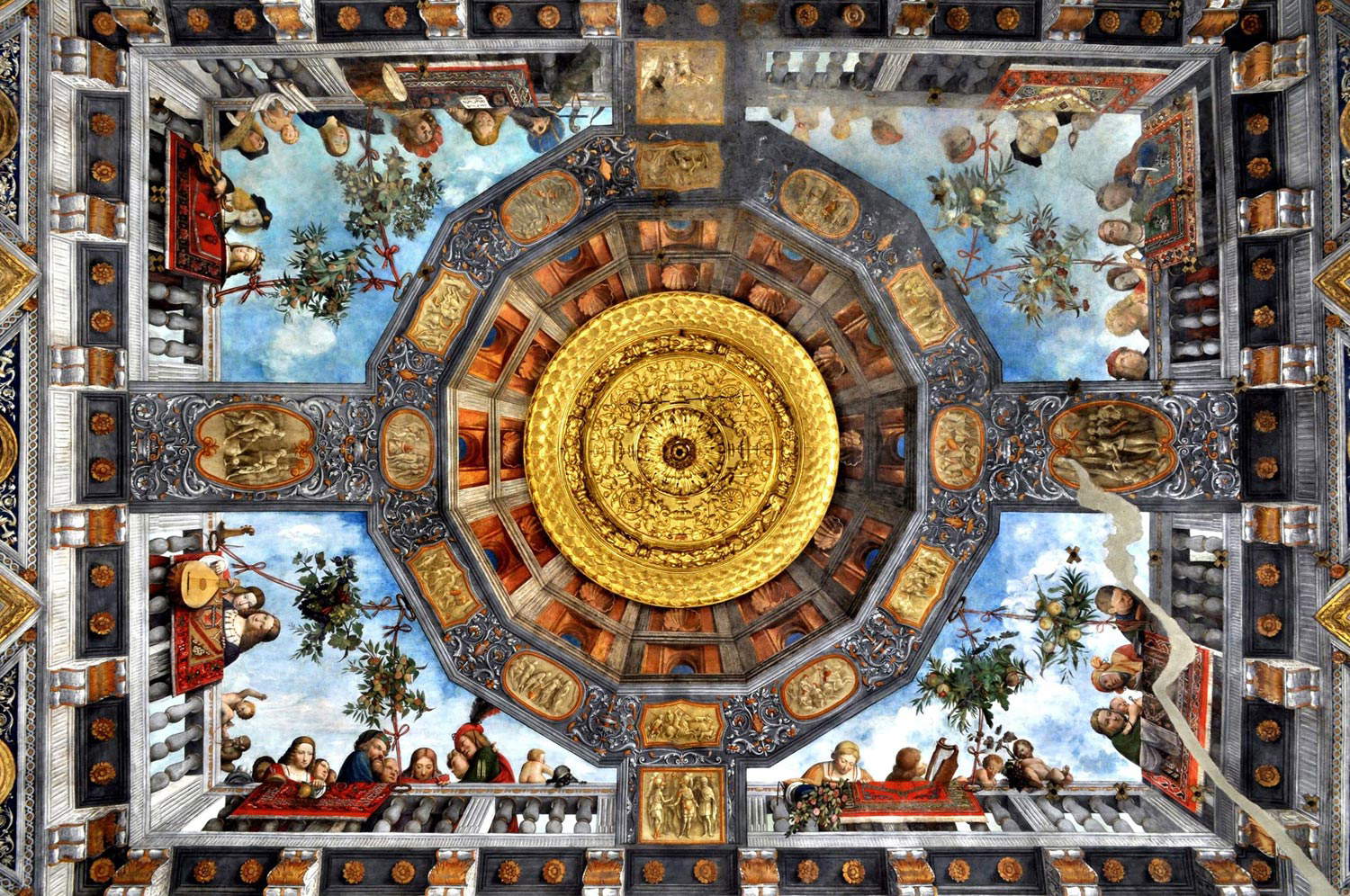 Die Decke des Schatzsaals. Foto: Ministerium für Kultur Die Decke des Schatzsaals. Foto: Ministerium für Kultur