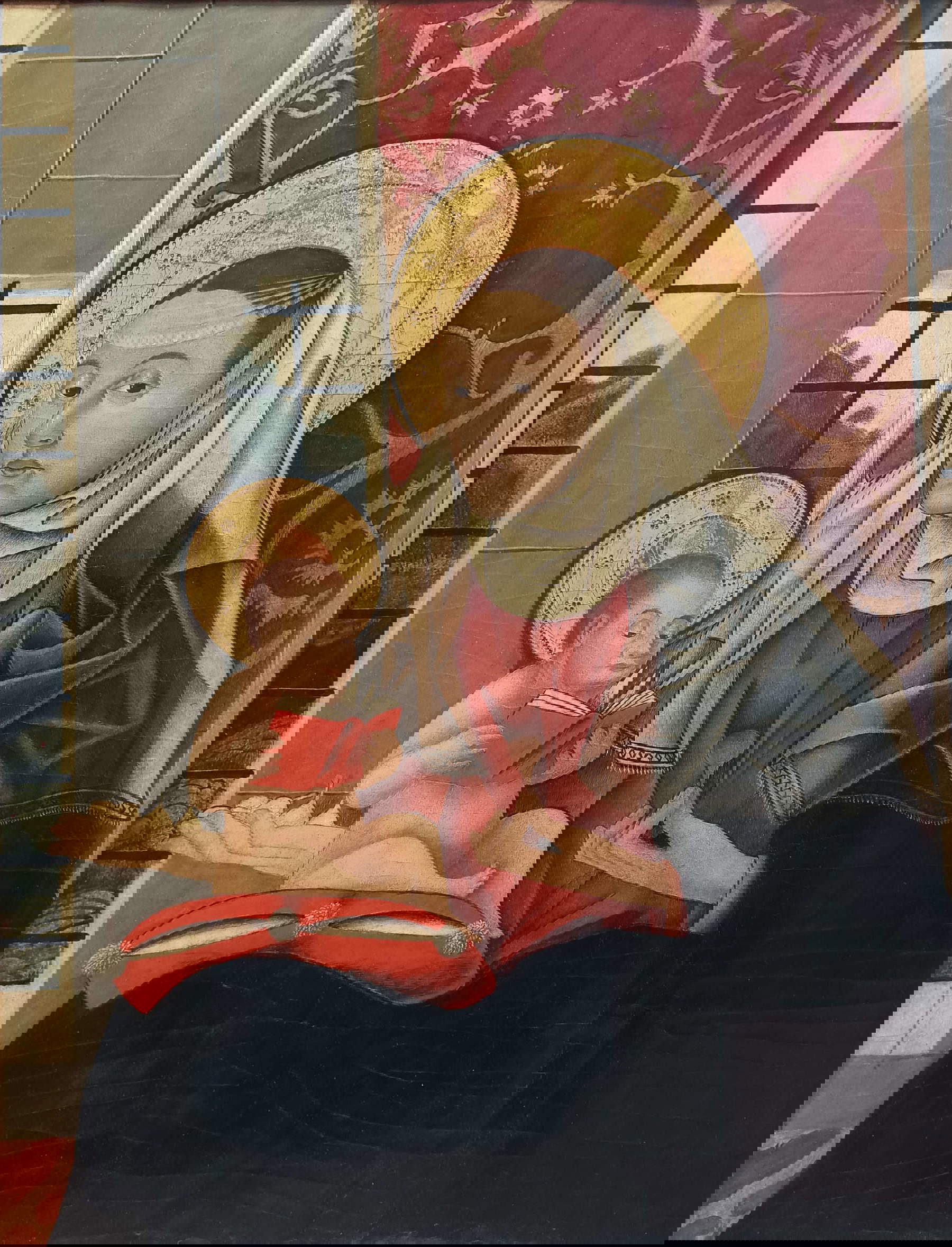 Paolo di Ciacio da Mileto, Virgen de las Peras (c. 1450; temple sobre tabla, 85 x 65 cm; Altomonte, Museo Civico)