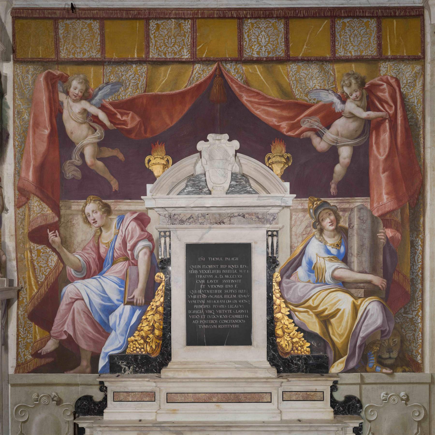 Florence, chapelle Saint-Nicolas dans la basilique de la Santissima Annunziata restaurée