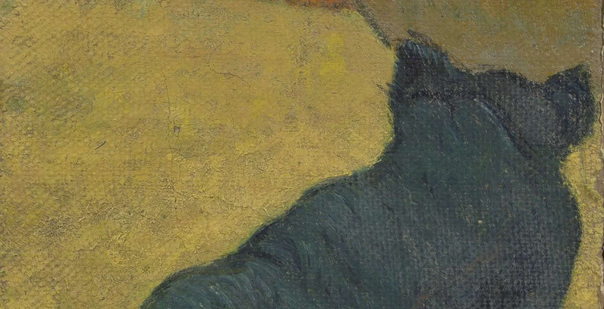 Eine Katze betritt das Van-Gogh-Museum: es ist das Kätzchen von Paul Gauguin