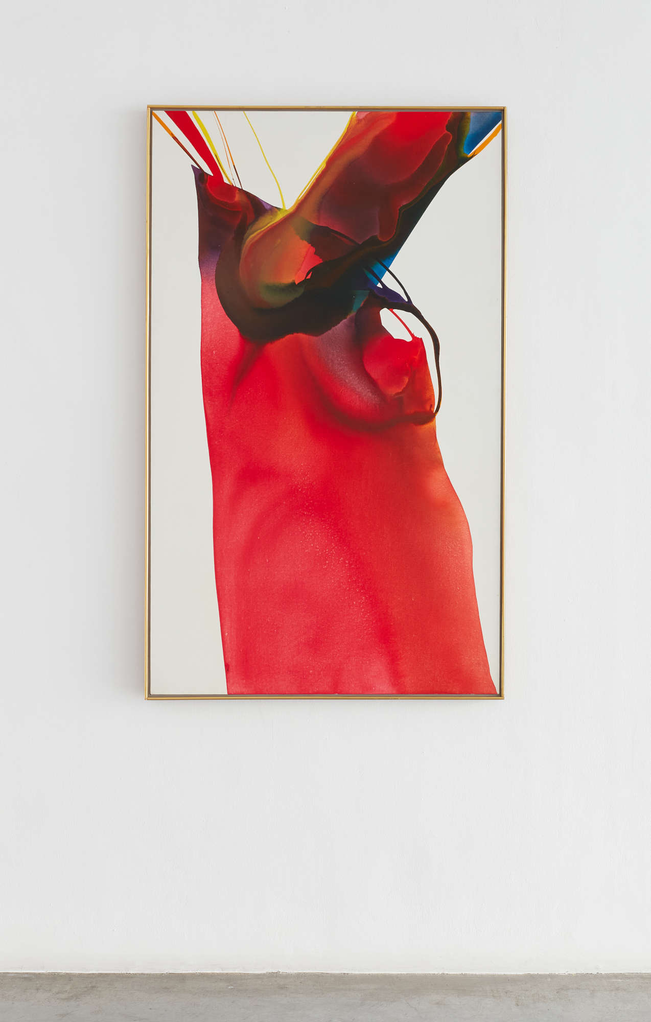 Paul Jenkins, Phenomena Red Through (1964; acrilico su tela, 152,4 x 91,4 cm) Paul Jenkins, Phenomena Red Through (1964; acrilico su tela, 152,4 x 91,4 cm)