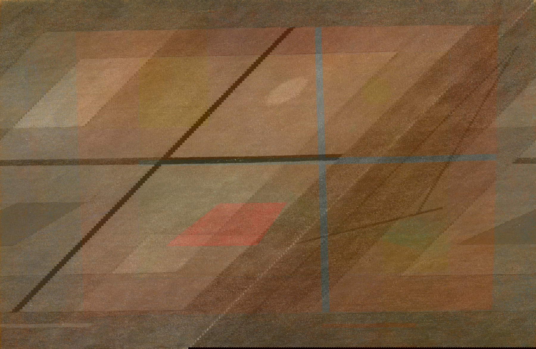 Piet Mondrian, Composición con azul y amarillo (1932; óleo sobre lienzo, 41,6 x 33,3 cm; Filadelfia, Museo de Arte de Filadelfia)