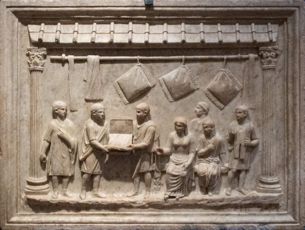 Aux Offices, la première exposition sur l'économie de la Rome antique et les métiers de la banque