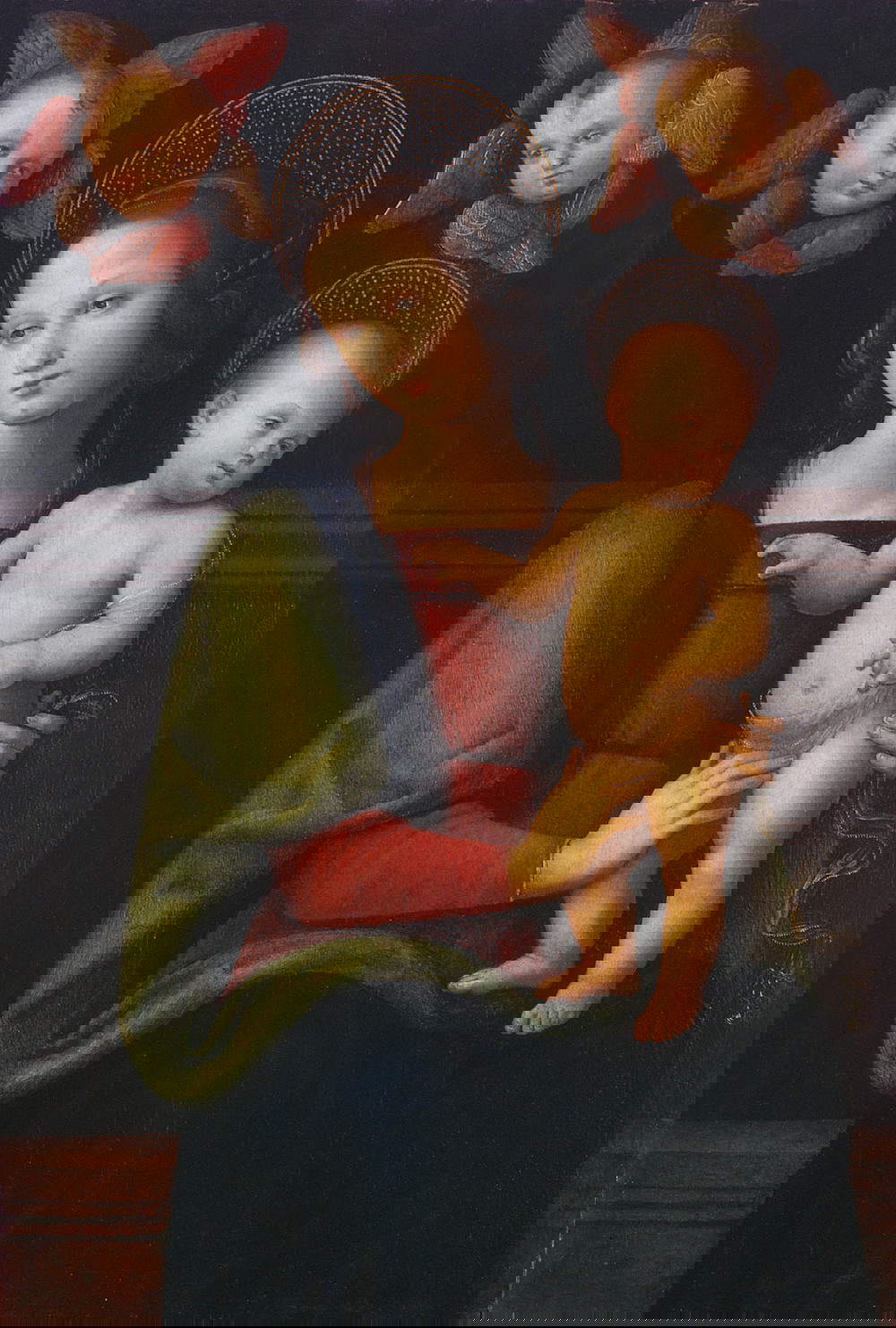 Perugino, Madonna col Bambino e due cherubini (Collezioni Fondazione Perugia)