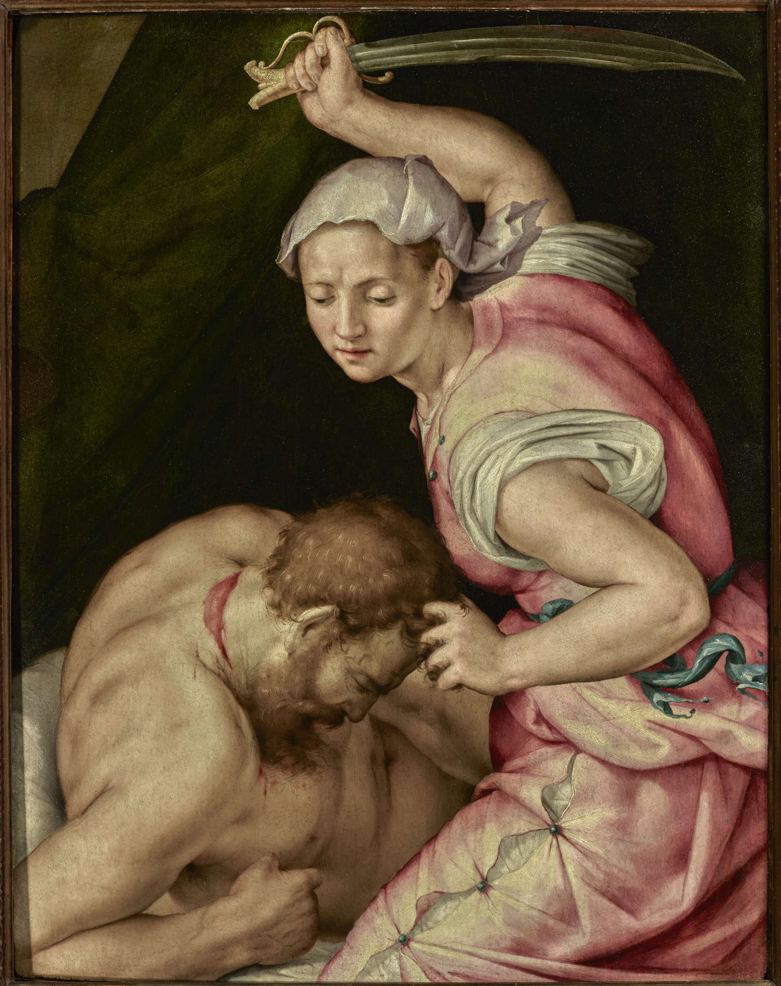 Pier Francesco Foschi, Judith y Holofernes (c. 1540-1545; óleo sobre tabla, 91 x 70,5 cm; Colección particular) Pier Francesco Foschi, Judith y Holofernes (c. 1540-1545; óleo sobre tabla, 91 x 70,5 cm; Colección particular)