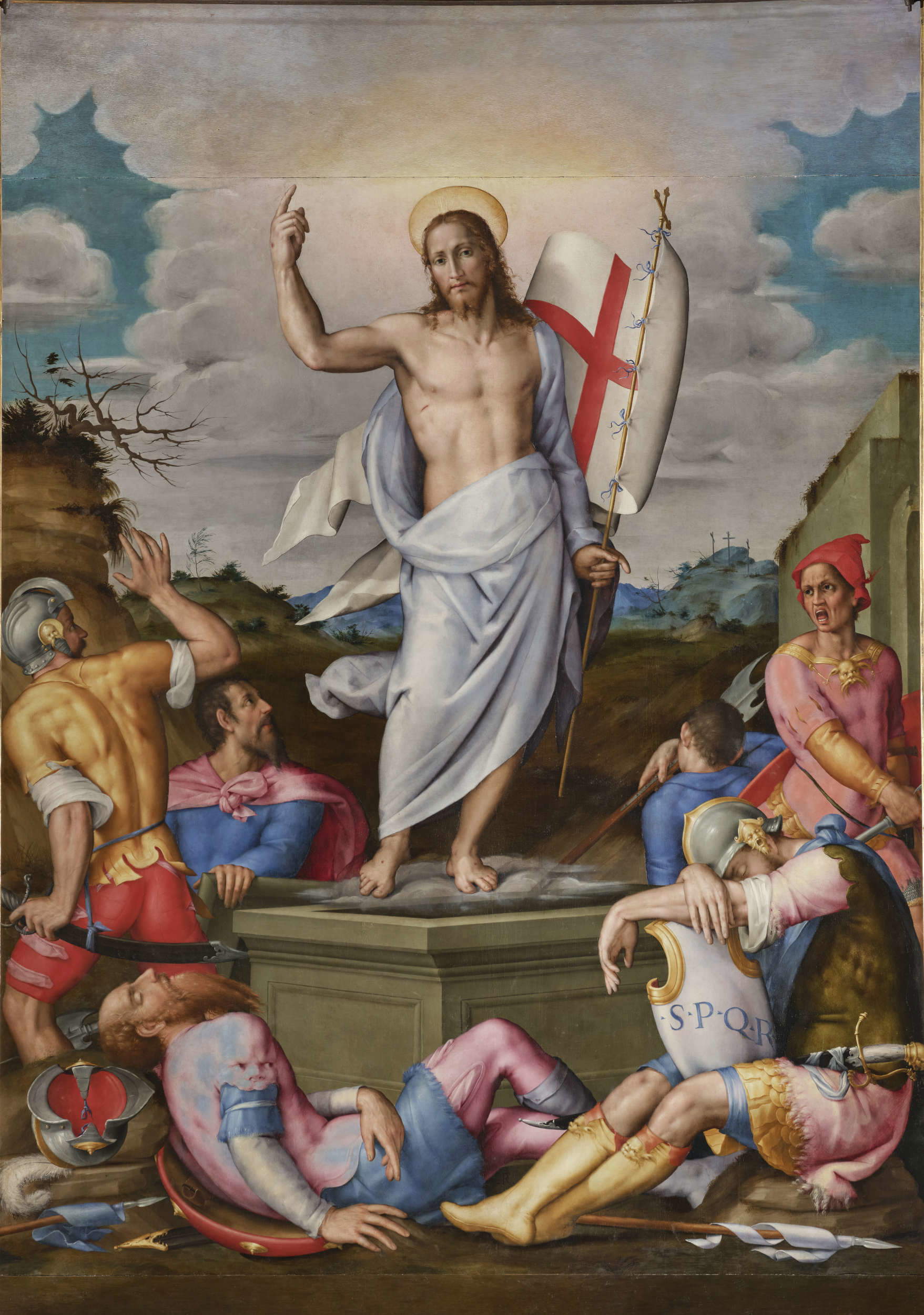 Pier Francesco Foschi, Resurrección (Pala Bettoni) (1542-1544; óleo sobre tabla, 270 x 208 cm; Florencia, Santo Spirito, propiedad del Fondo Edifici di Culto del Ministero dell'Interno). Foto Cristian Ceccanti Pier Francesco Foschi, Resurrección (Pala Bettoni) (1542-1544; óleo sobre tabla, 270 x 208 cm; Florencia, Santo Spirito, propiedad del Fondo Edifici di Culto del Ministero dell'Interno). Foto Cristian Ceccanti