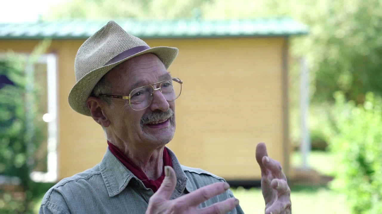 Piero Gilardi in 2018. Photo: PAV Piero Gilardi in 2018. Photo: PAV