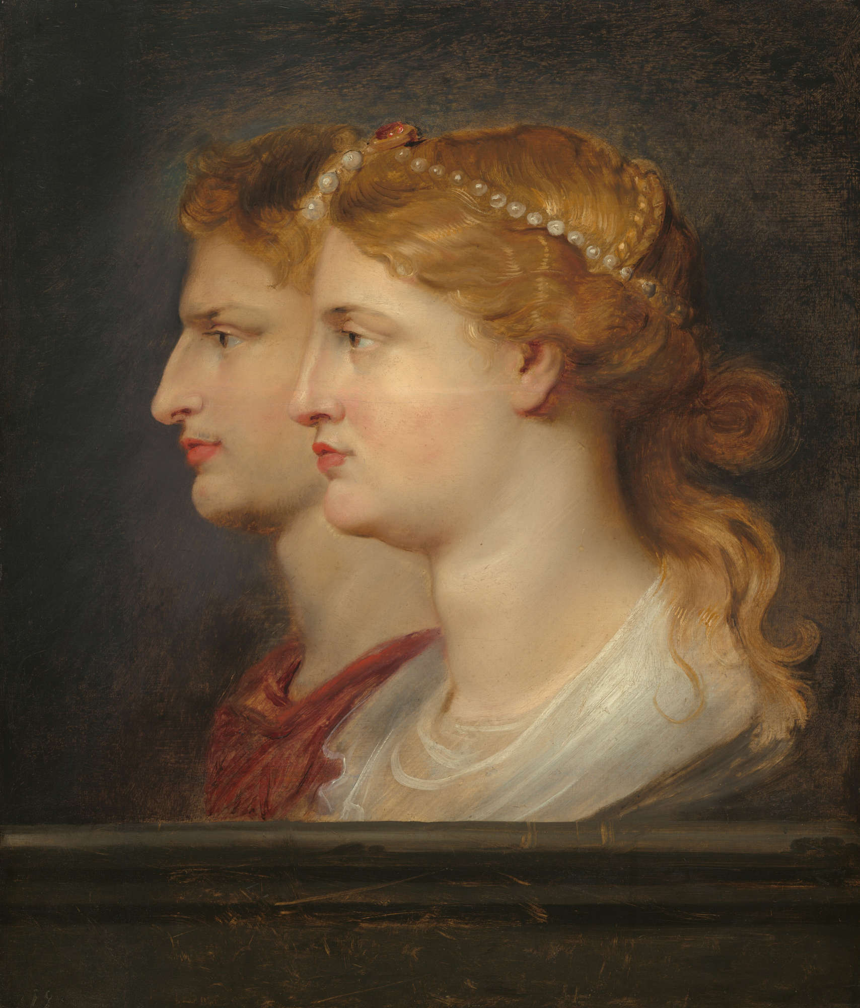 Pieter Paul Rubens, Agrippina e Germanico (1614 circa; olio su tavola, 66,4 x 57 cm; Washington, National Gallery of Washington) Pieter Paul Rubens, Agrippina e Germanico (1614 circa; olio su tavola, 66,4 x 57 cm; Washington, National Gallery of Washington)
