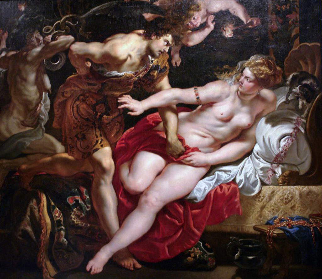 Pieter Paul Rubens, Tarquinio e Lucrezia (1610-1611; olio su tela, 187 x 215 cm; Stiftung Preussische Schl&ouml;sser und G&auml;rten)