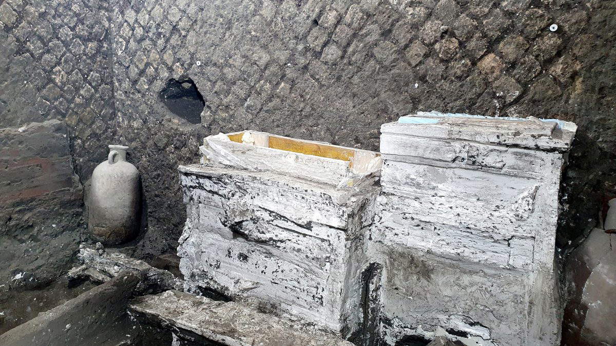 Pompei, la stanza degli schiavi nota come ambiente A Pompei, la stanza degli schiavi nota come ambiente A