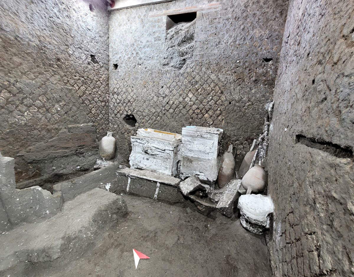 Pompei, la stanza degli schiavi nota come ambiente A Pompei, la stanza degli schiavi nota come ambiente A