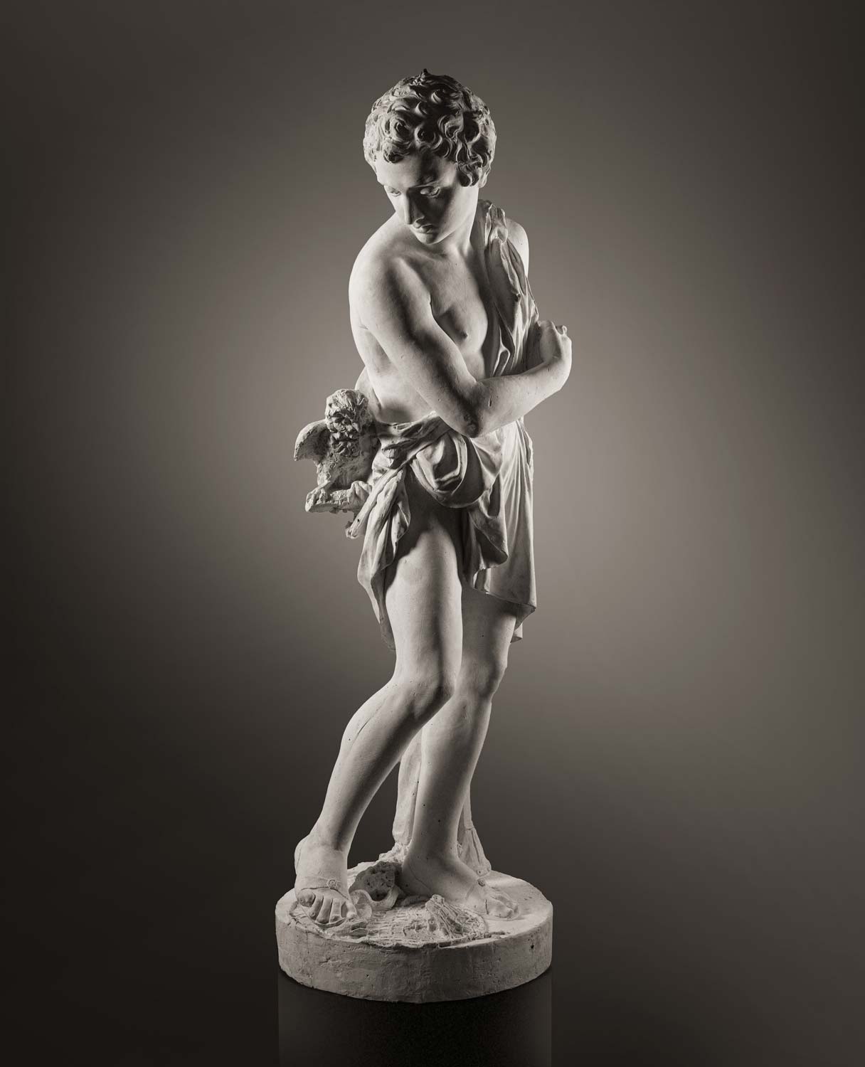 Pompeo Marchesi, Genio della caccia (gesso; Milano, Galleria d&rsquo;Arte Moderna). Foto: Riccardo Bianchi-Framstudio