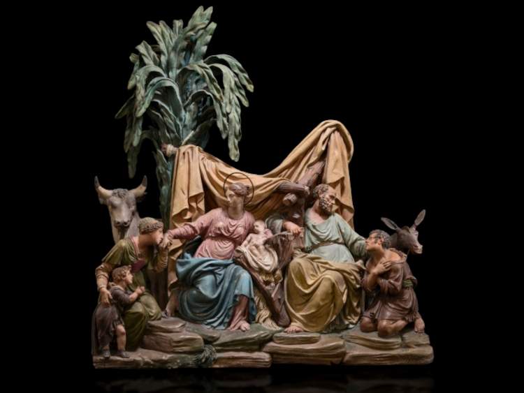 For Christmas exhibited in Bologna for the first time a terracotta nativity scene by Giovanni Putti