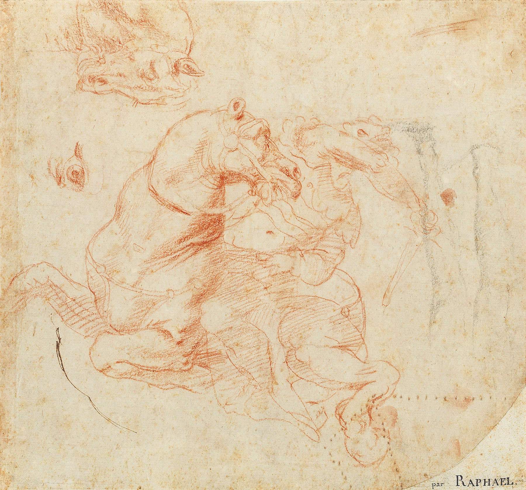 Découverte d'un dessin rare et précieux de Raphaël pour les Stanze du Vatican. Il sera mis aux enchères