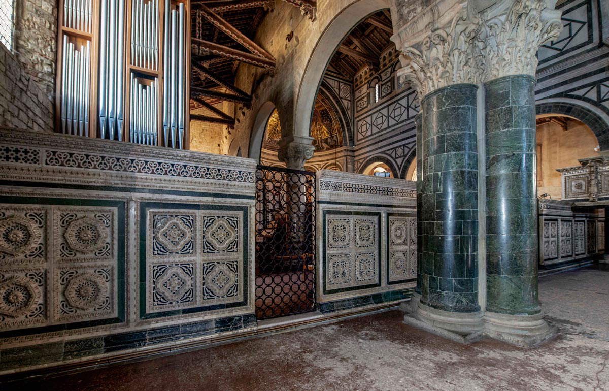 Restaurierungen: die Transenna Restaurierungen: die Transenna