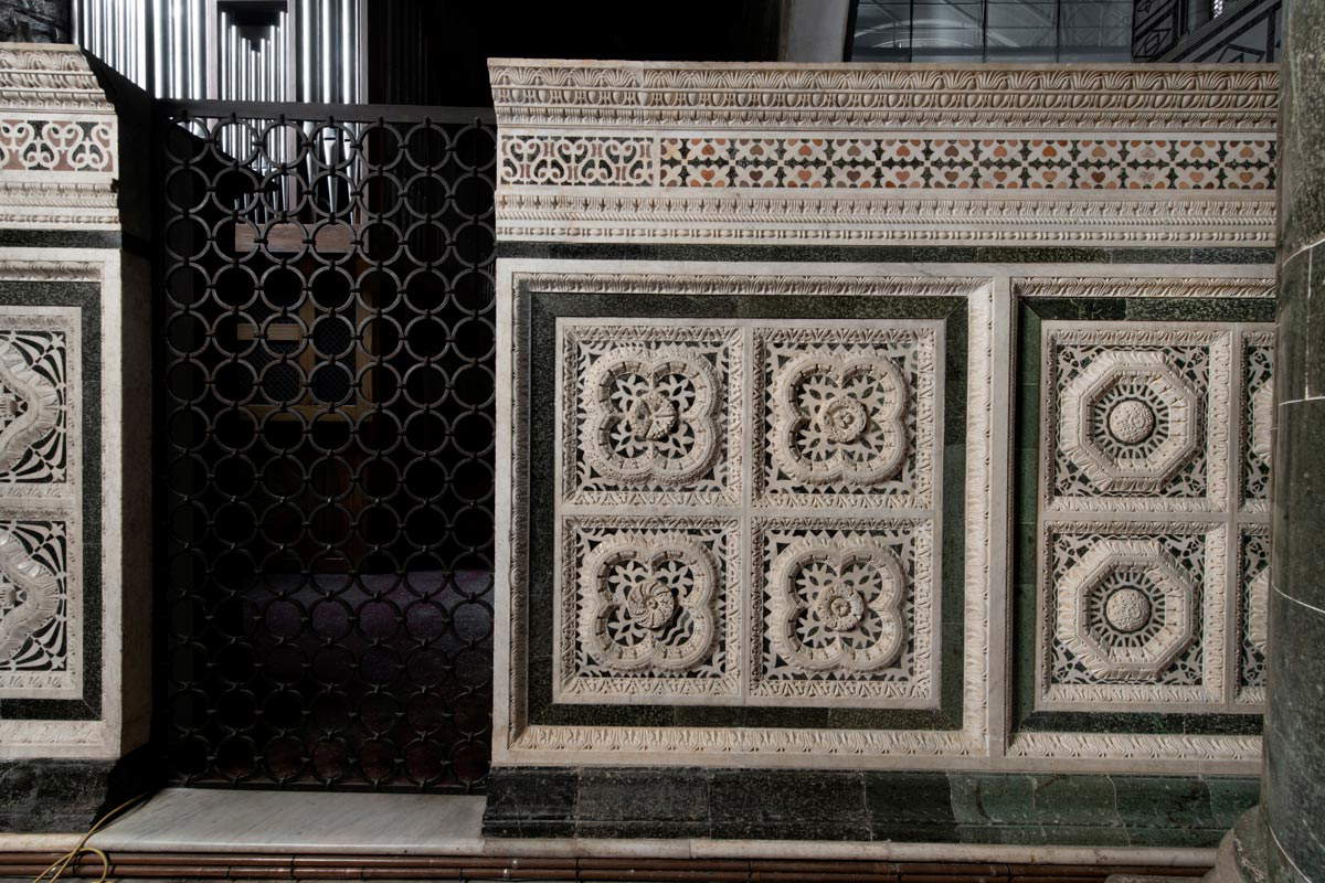 Restaurierungen: die Transenna Restaurierungen: die Transenna