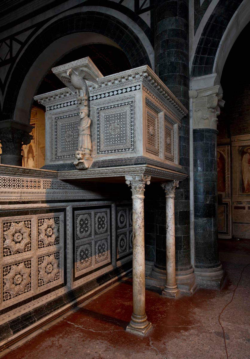 Restaurierungen: die Kanzel Restaurierungen: die Kanzel