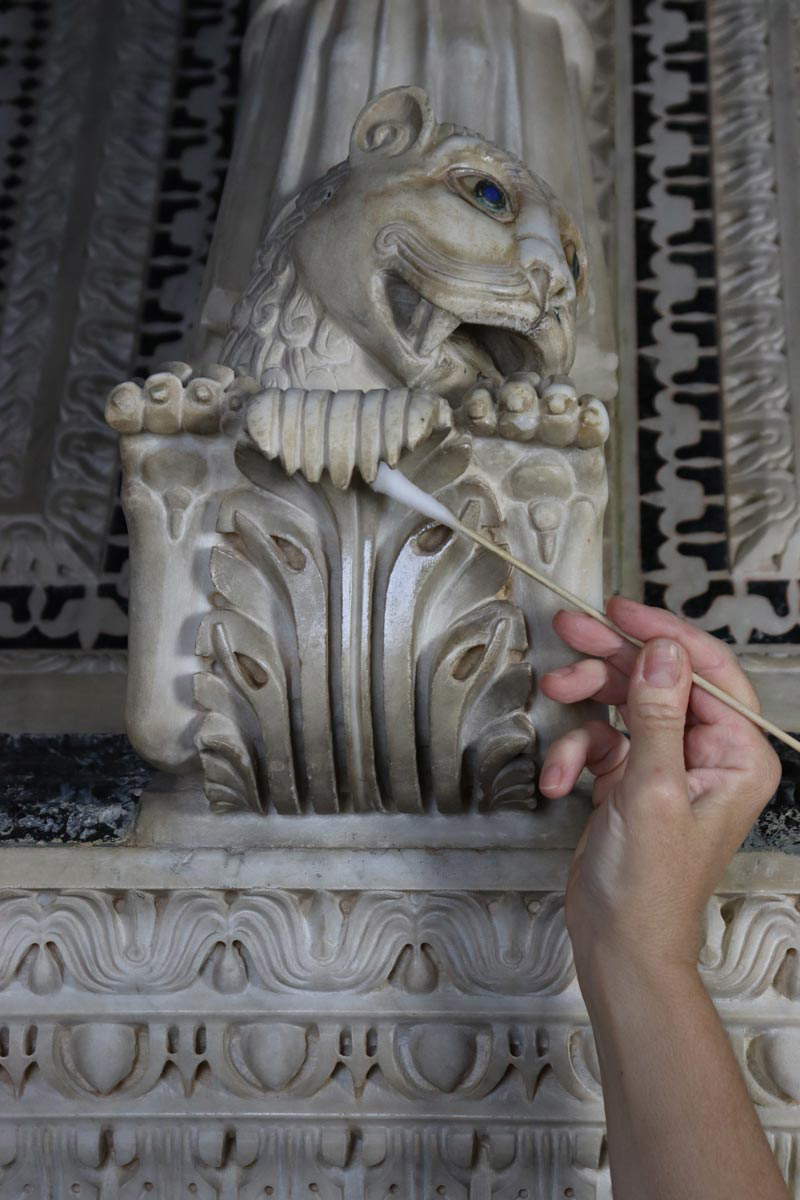 Restaurierungen: die Kanzel Restaurierungen: die Kanzel