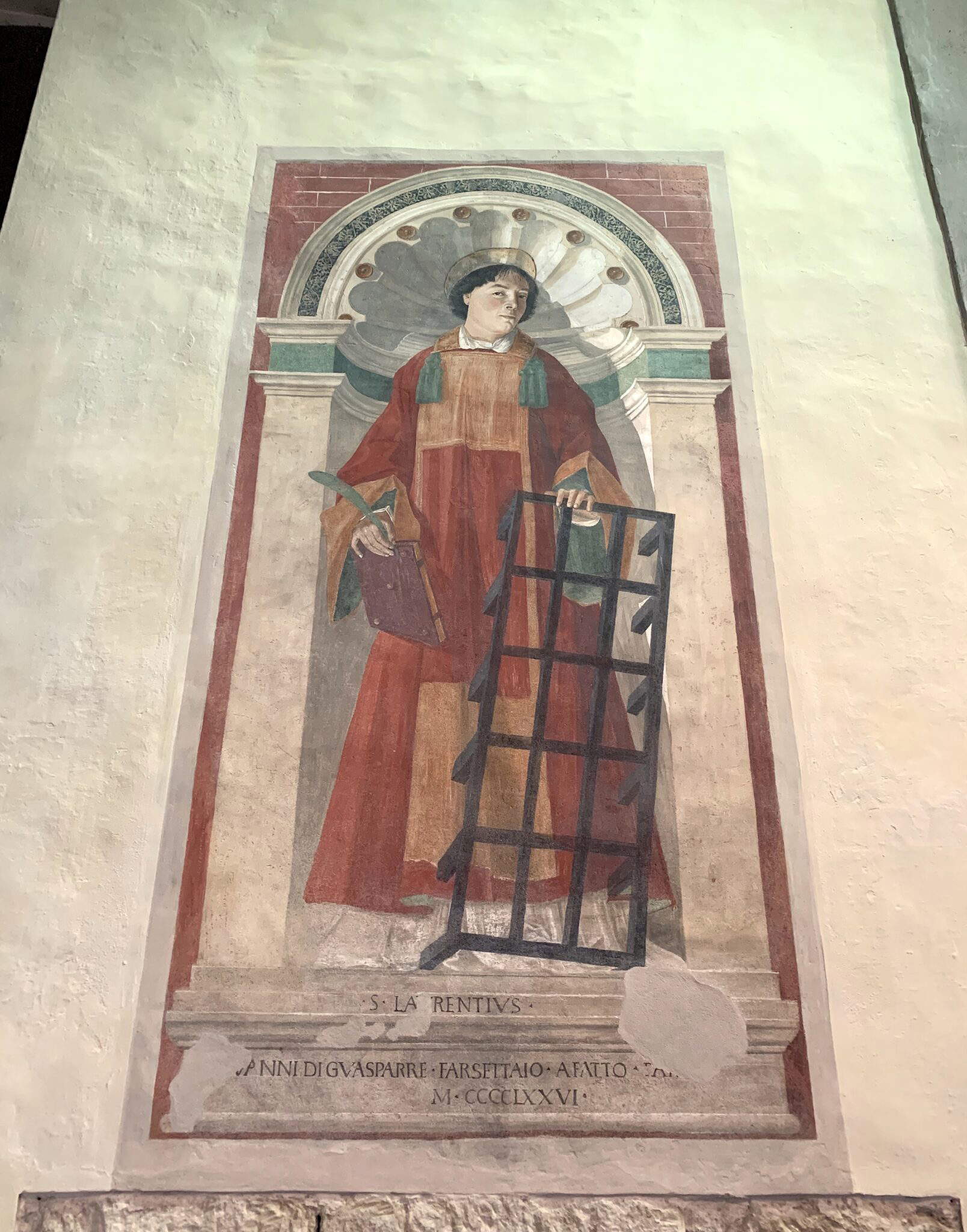 Restauro del San Lorenzo di Bartolomeo della Gatta ad Arezzo Restauro del San Lorenzo di Bartolomeo della Gatta ad Arezzo
