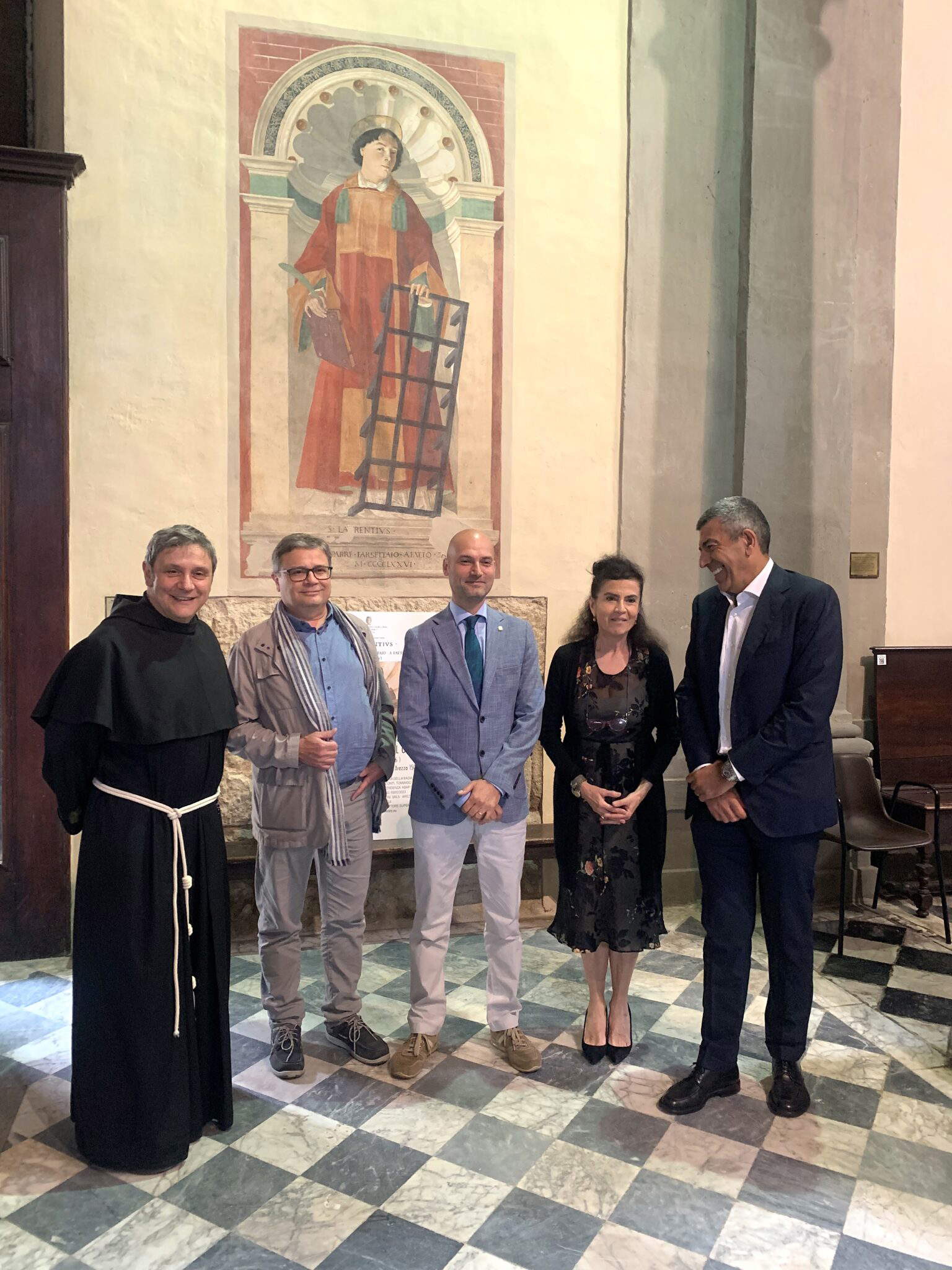 Restauro del San Lorenzo di Bartolomeo della Gatta ad Arezzo Restauro del San Lorenzo di Bartolomeo della Gatta ad Arezzo