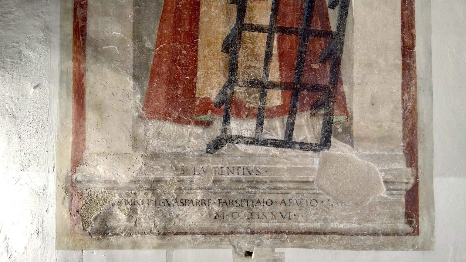 Restauro del San Lorenzo di Bartolomeo della Gatta ad Arezzo Restauro del San Lorenzo di Bartolomeo della Gatta ad Arezzo